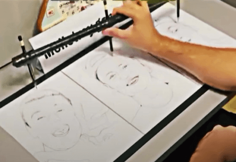 Станок для обводки портретов